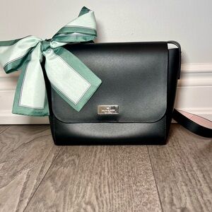 ♠️ kate Spade Black Leather Crossbody